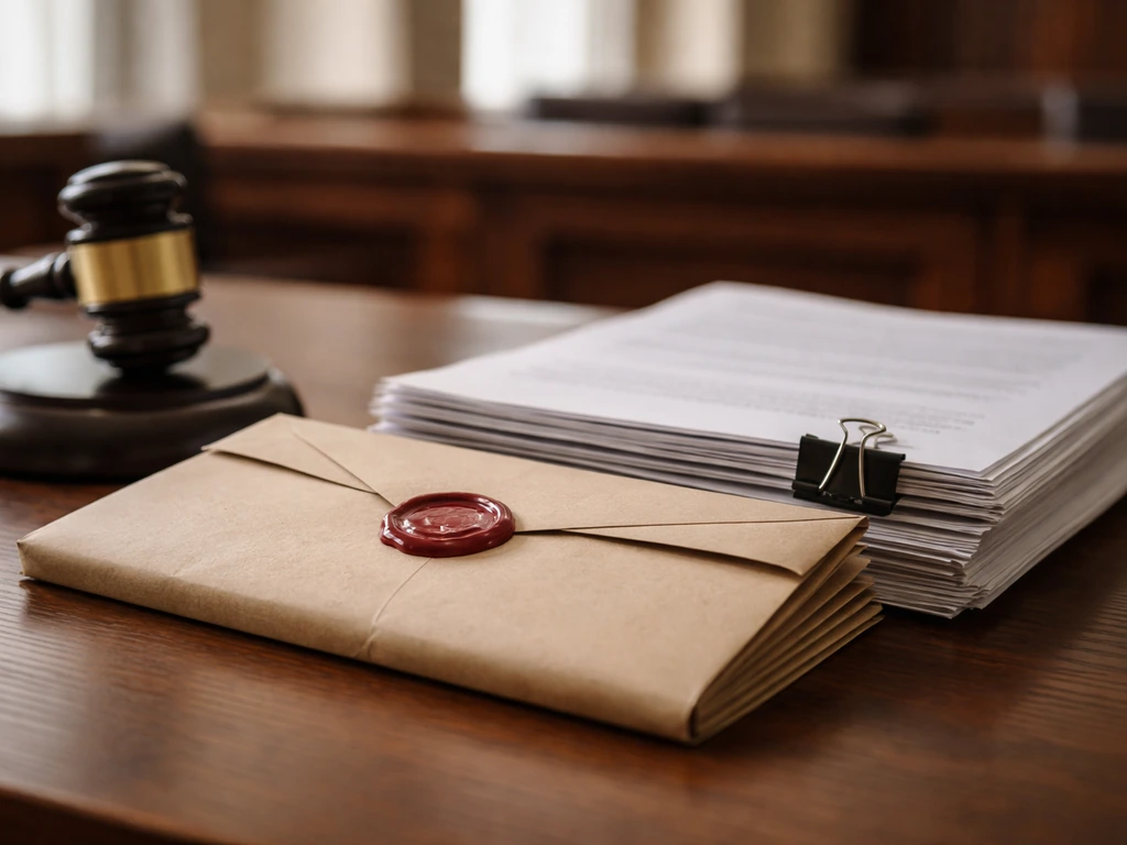 Legal documents and a gavel on a wooden table, suggesting corporate ownership transfers and trademark sales.